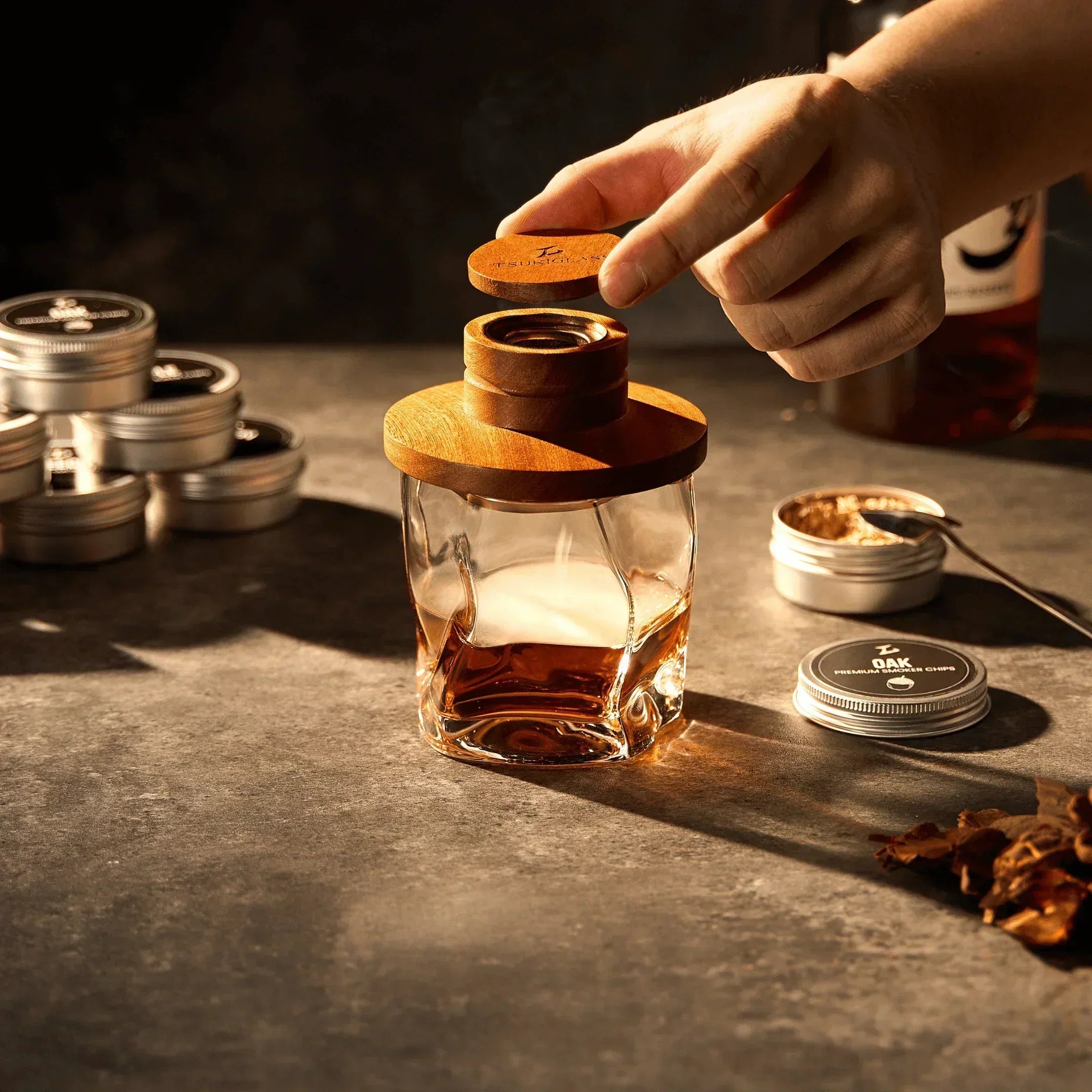 Tsuki Smoker Kit For Cocktails